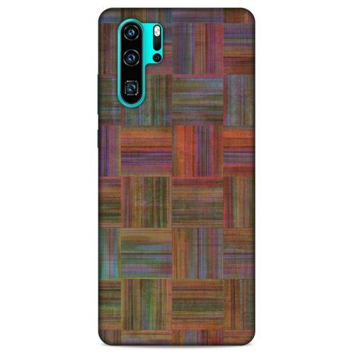 Lopard Huawei P30 Pro Uyumlu Kılıf Wood'X (48) Bumper Kılıf Desenli
