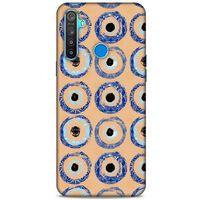 Nazarium (43) Desenli Silikon Kapak Oppo Realme 5i Kılıf