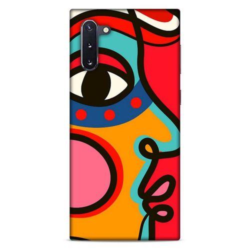 Lopard Samsung Galaxy Note 10 Uyumlu Kılıf Soyut Sanat (9) Baskılı Kılıf