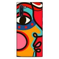 Lopard Samsung Galaxy Note 10 Uyumlu Kılıf Soyut Sanat (9) Baskılı Kılıf