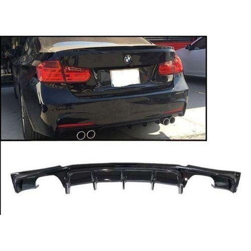 Bmw F30 Uyumlu (2012-2018) M Model Sağ Sol Çift Çıkış Difüzör (Parlak Siyah-Taiwan)