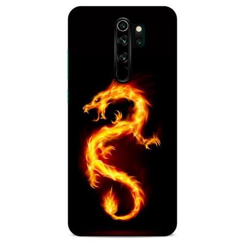 Xiaomi Redmi Note 8 Pro Kılıf Dragons (26) Tpu Silikon Kılıf Tatoo Ateş Ejderhası