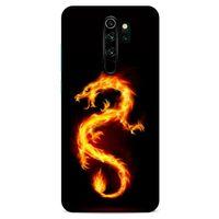 Xiaomi Redmi Note 8 Pro Kılıf Dragons (26) Tpu Silikon Kılıf Tatoo Ateş Ejderhası
