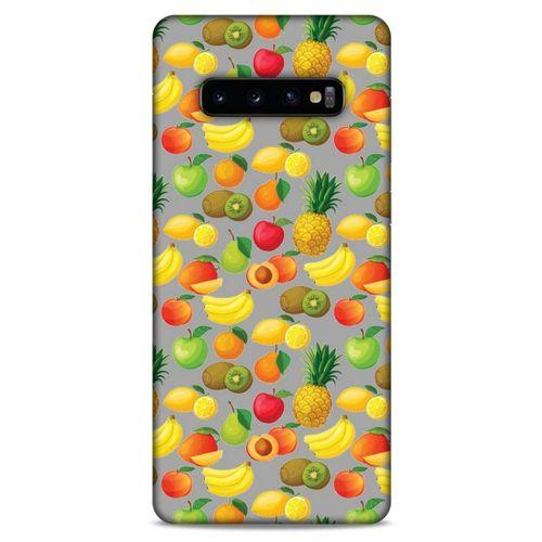 Frutix Meyve Mix 11 Samsung Galaxy S10 Plus Kılıf Desenli Silikon
