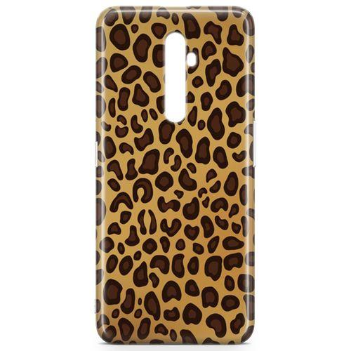Oppo Reno2 Z 2019 Kılıf Leopar Arka Kapak Koruma Desenli Full Koruyucu