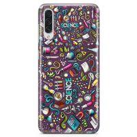 Samsung Galaxy A50s Kılıf Bilim İçin Doodle Arka Kapak Koruma Desenli Full Koruyucu
