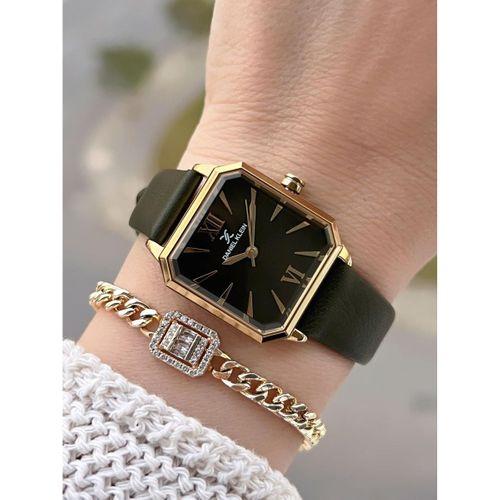 Daniel Klein Deri Kordonlu 2 Yıl Garantili 3 Atm Suya Dayanıklı Kadın Kol Saati+Bileklik BD.13939.4