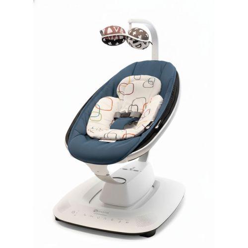4moms Mamaroo 5.0 Elektrikli Ana Kucağı - Slate Blue + Yenidoğan Destek Pedi