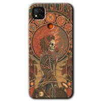 Redmi 9c Kılıf HD Desen Baskılı Arka Kapak - İskelet Aşk + Kırılmaz Cam