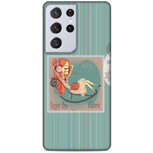 Lopard Samsung Galaxy S21 Ultra Uyumlu Kılıf Sokak Modası (63) Silikon Kap