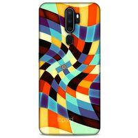 Oppo A9 2020 Kılıf Pastel Renkler (28) Arka Kapak Karışık Renkli