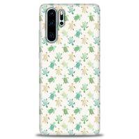 Huawei P30 Pro Kılıf HD Baskılı Kılıf - Minik Tosbağalar + Tam Ekran Koruyucu