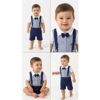 6/18 Ay Denizcik Şort-tişört Bebek Takımı