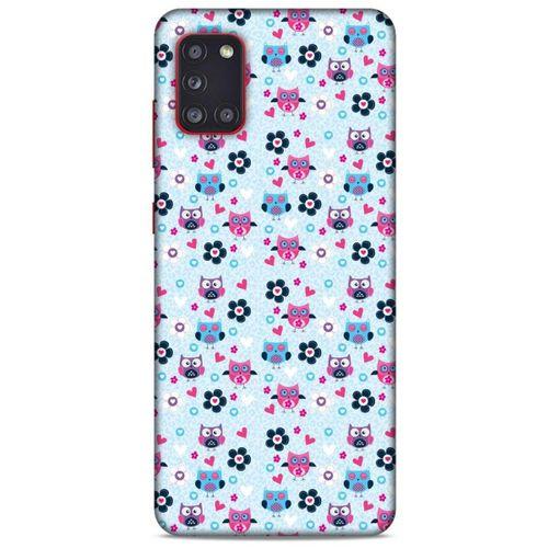 Baykuşlar (4) Desenli Silikon Kapak Telefon Kabı Samsung Galaxy A31 Kılıf