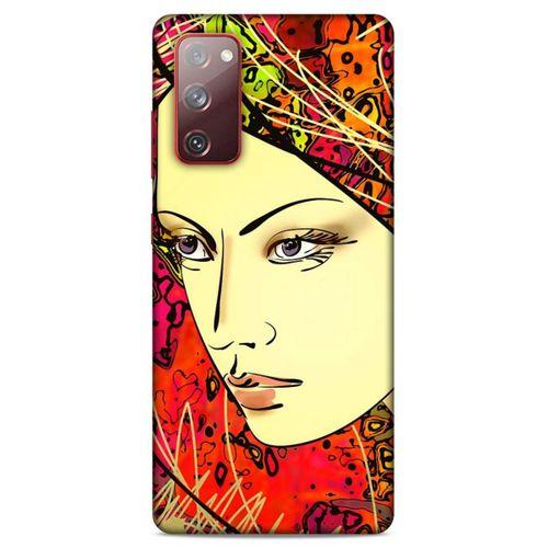 Lopard Samsung Galaxy S20 Fe Uyumlu Kılıf Sürreal Yüzler ♀ (31) TPU Kılıf Baskılı