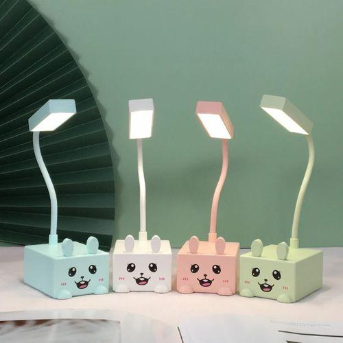 (Renkli) Kablosuz Şarjlı Masaüstü Led Lamba Telefon Tutacaklı PL-4900