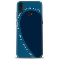 General Mobile GM 10 Kılıf HD Baskılı Kılıf - Amor Mavi + Tam Ekran Koruyucu