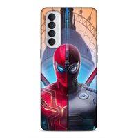 Oppo Reno 4 Pro Uyumlu Kılıf BMovie (36) Glitter Kılıf Spider Man