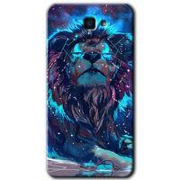 MRCİLETİSİM Samsung Galaxy J7 Prime Kılıf HD Desen Baskılı Arka Kapak + Temperli Cam - Neon Aslan