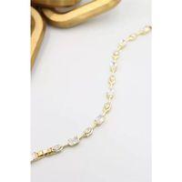 Taşlı Xuping Bileklik - Altın