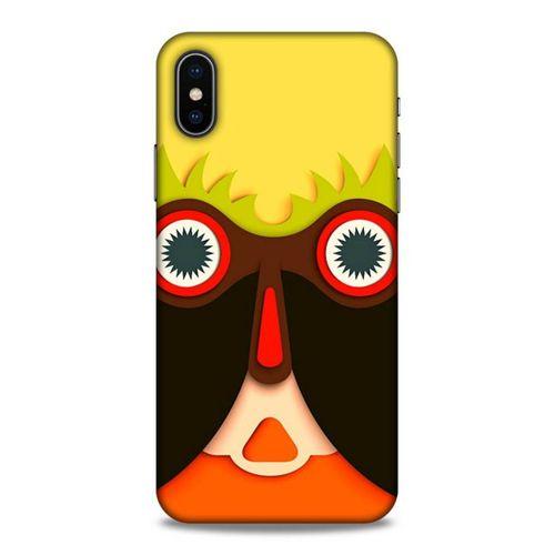 Lopard Apple iPhone XS Uyumlu Kılıf Soyut Sanat (4) Desenli Koruma Kılıfı