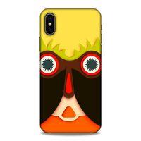 Lopard Apple iPhone XS Uyumlu Kılıf Soyut Sanat (4) Desenli Koruma Kılıfı