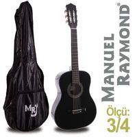 Klasik Gitar Junior Manuel Raymond MRC87BK  KILIF HEDİYE