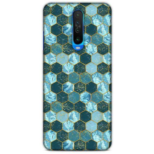 Mermer Desenli (21) Tema Koruyucu Kapak Akuamarin Xiaomi Poco X2 Kılıf