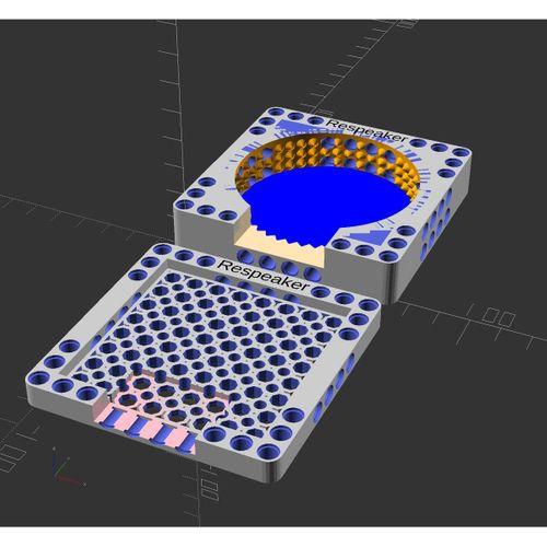 Respeaker Mic Array V2 LEGO Teknik Muhafaza - 3713514