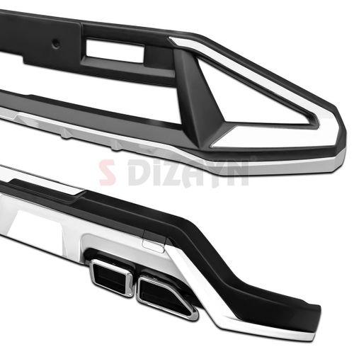 S-Dizayn Hyundai Tucson 4 Ön ve Arka Tampon Koruma Difüzör Seti 2025 Üzeri A+ Kalite