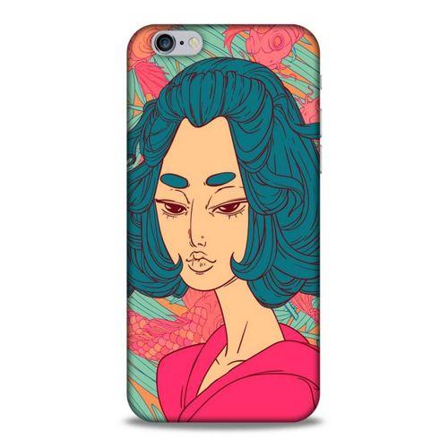 Lopard Apple Iphone 6 Uyumlu Kılıf Sürreal Yüzler ♀ (44) Tough Armor Kılıf Desenli