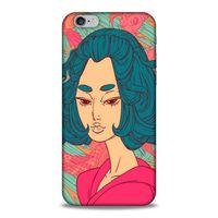 Lopard Apple Iphone 6 Uyumlu Kılıf Sürreal Yüzler ♀ (44) Tough Armor Kılıf Desenli