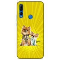 Huawei Y9 Prime 2019 Kılıf Köpek Kıyafetleri (22) Tam Koruma Kılıfı Chihuahuas Tulum