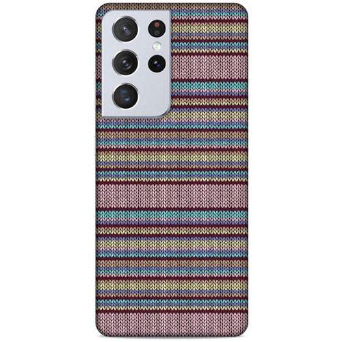 Lopard Samsung Galaxy S21 Ultra Uyumlu Kılıf Kazak (13) Silikon Kap