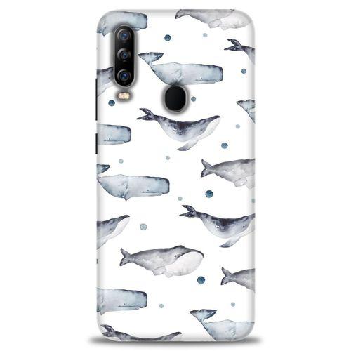 General Mobile GM 20 Pro Kılıf HD Baskılı Kılıf - Balinalar + Tam Ekran Koruyucu