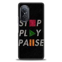 Huawei Nova 9 SE Kılıf HD Baskılı Kılıf - Stop Play + Tam Ekran Koruyucu