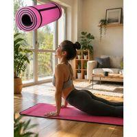 10 Mm Fitness Yoga Matı Kaymaz Yüzey Çift Taraflı Kullanım Dayanıklı Eva Malzeme
