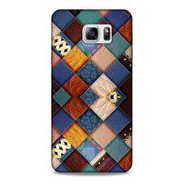 Samsung Galaxy Note 5 Kılıf Patchwork (31) TPU Kılıf Karışık Renkli