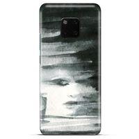 General Mobile GM 20 Pro Kılıf Depresyon (13) Silikon Kap Mor Turuncu