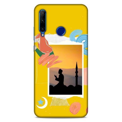 Lopard Huawei Honor 20 Lite Uyumlu Kılıf Ramazan (16) Desenli Kalın Kılıf