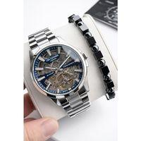 Lee Cooper Otomatik Erkek Kol Saati 50 Mt Suya Dayanıklı Çelik Kordon Bileklik Hediyeli VS.BLKT.0904