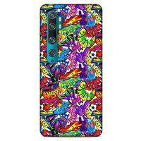 Graffitix (25) Desenli Silikon Kapak Xiaomi Mi Note 10 Pro Kılıf