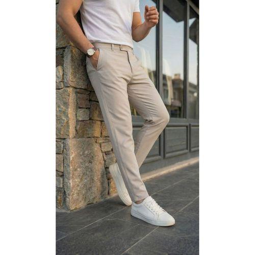 Erkek Slim Fit Dilli Kumaş Pantolon