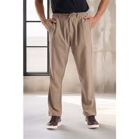Bezayağı Kumaş Relax Fit Duble Paça Jogger Pantolon - Vizon