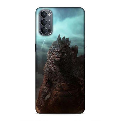 Oppo Reno 4 Uyumlu Kılıf BMovie (26) Tpu Silikon Kılıf Godzilla