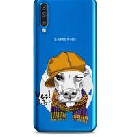 Zoologix (28) Samsung Galaxy A50 Şeffaf Kılıf Silikon Desenli