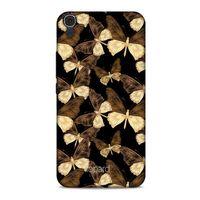 Huawei Honor 8a Kılıf Kelebek Etkisi (41) Tank Kılıf Bej Yeşil