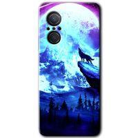 Huawei Nova 9 SE Kılıf HD Desen Baskılı Arka Kapak - Mega Kurt + Kırılmaz Cam