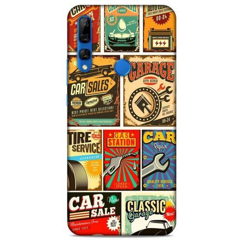 Retro (19) Desen Kılıfları Renkli Huawei Y9 Prime 2019 Kılıf