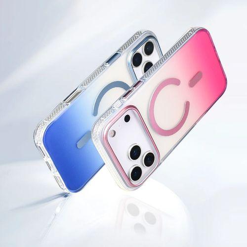 Apple iPhone 17 Pro Max Kılıf M-safe Şarj Özellikli Transparan Renk Geçişli Zore Toros Kapak